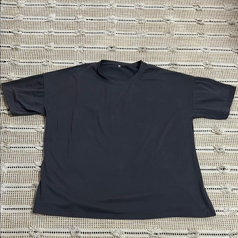 Classic Black Crew Neck Short Sleeve Tee